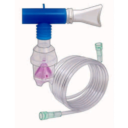 Nebulizer with T-Mouthpiece 7' Oxy-Tubing 5mL Med Cup (1/EA 50/CS) by Dynarex Corporation  ID 5601
